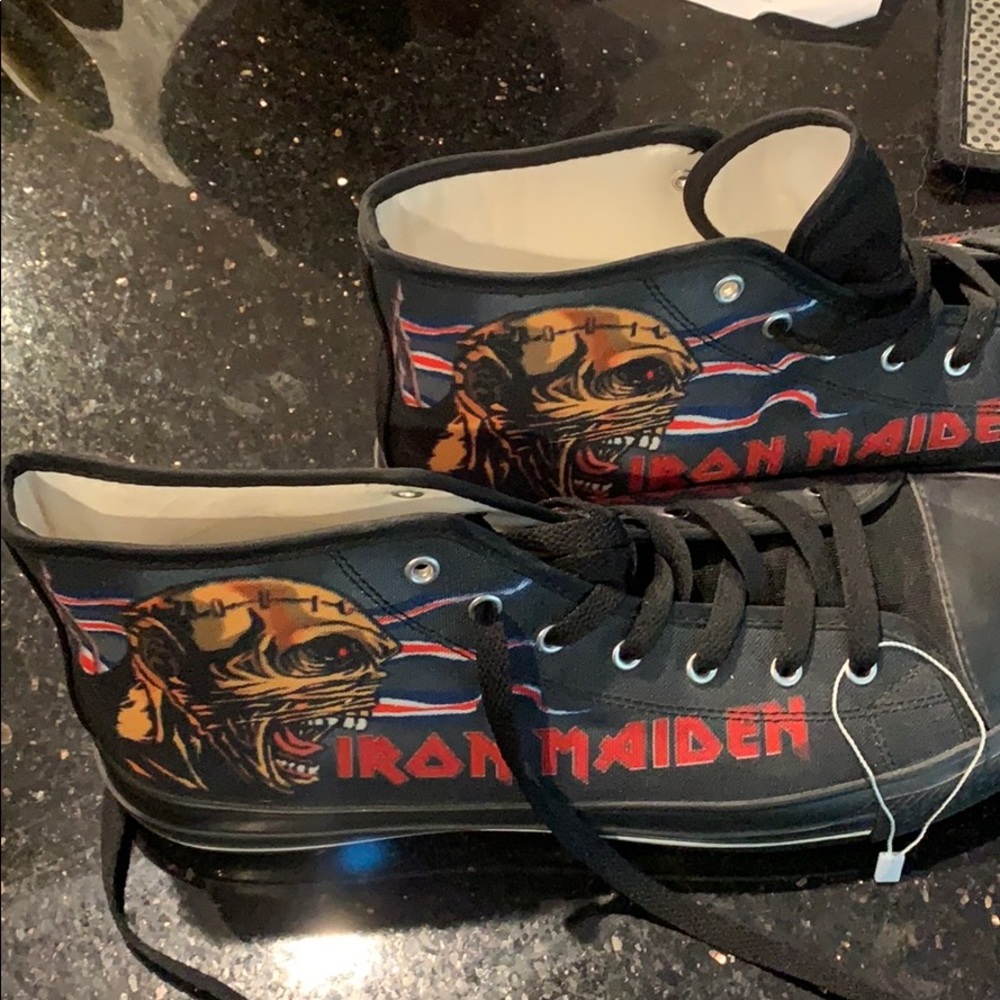 Iron maiden shoes new no box